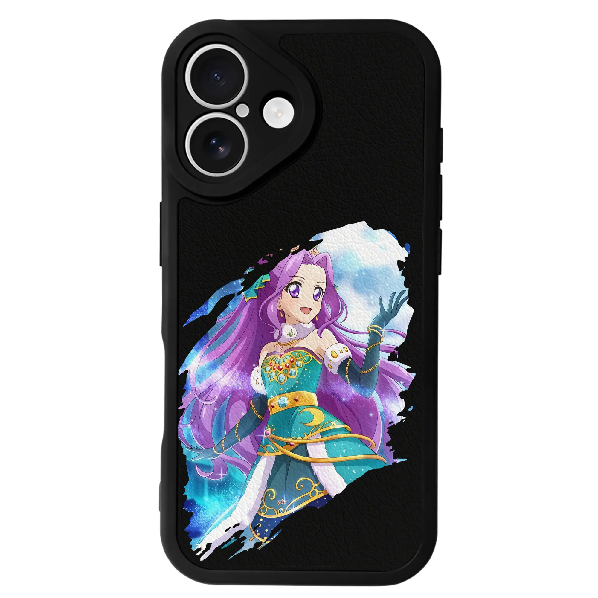 アイカツ グッズ 神崎 美月 - IPhone 16シリーズ対応 ・ シリコンスマホケース ・ レザー調 ・ 高精度フィット ・ 耐衝撃 ・ ワイヤレス充電対応 ・ 精密カット